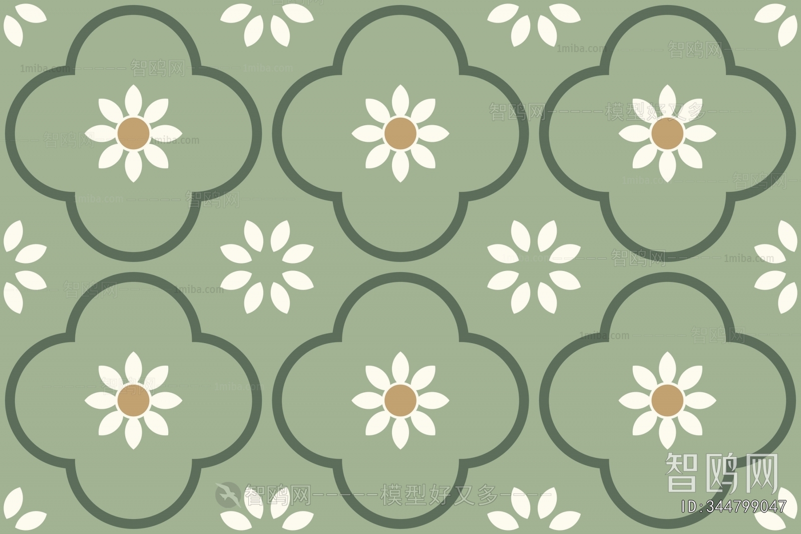 Animal And Plant Pattern Wallpaper
