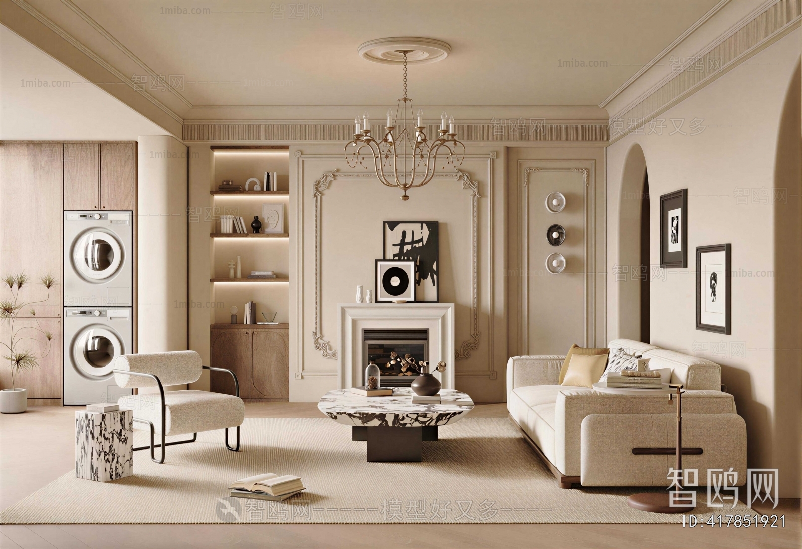 French Style A Living Room