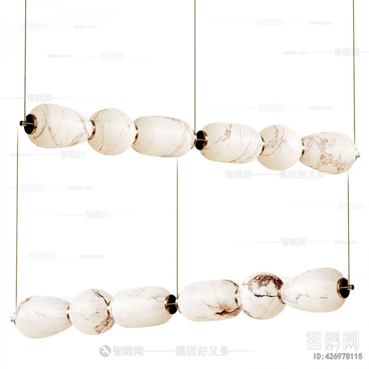 Modern Long Chandelier