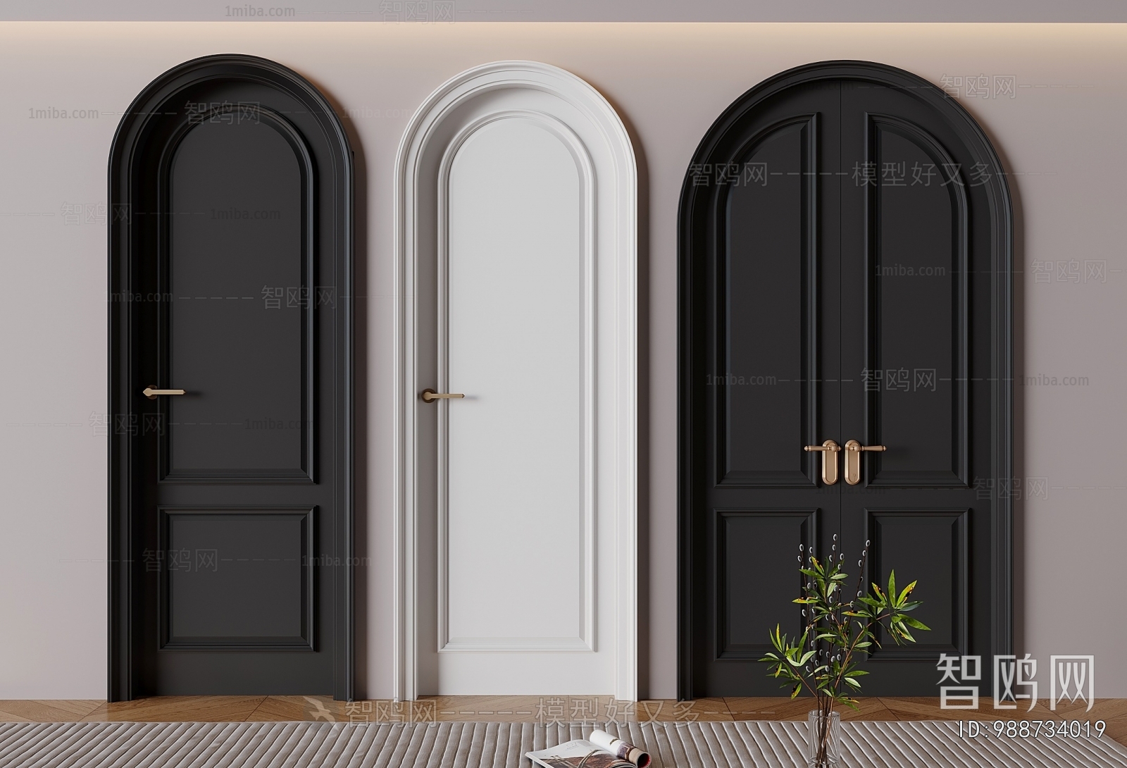French Style Single Door