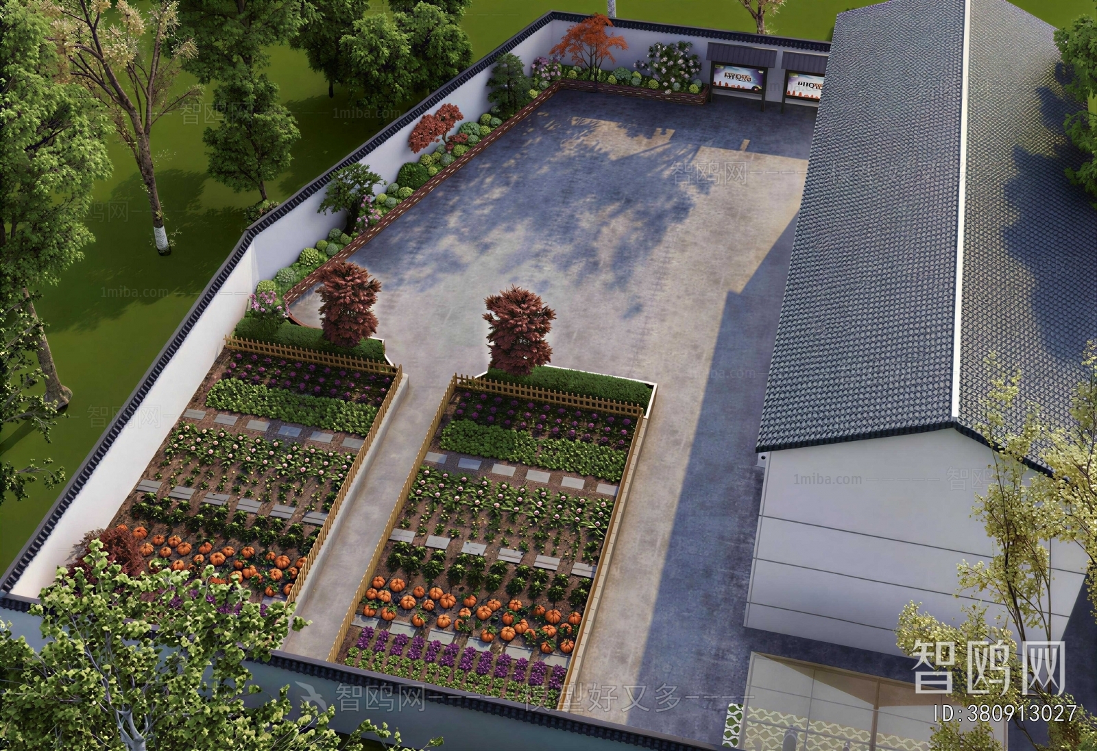 New Chinese Style Courtyard/landscape