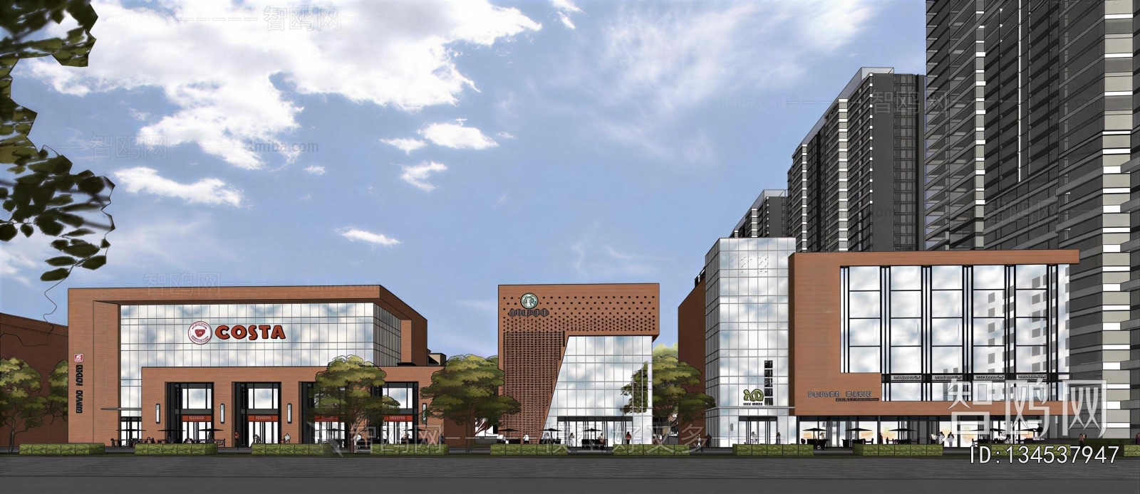 Modern Appearance Of Commercial Building
