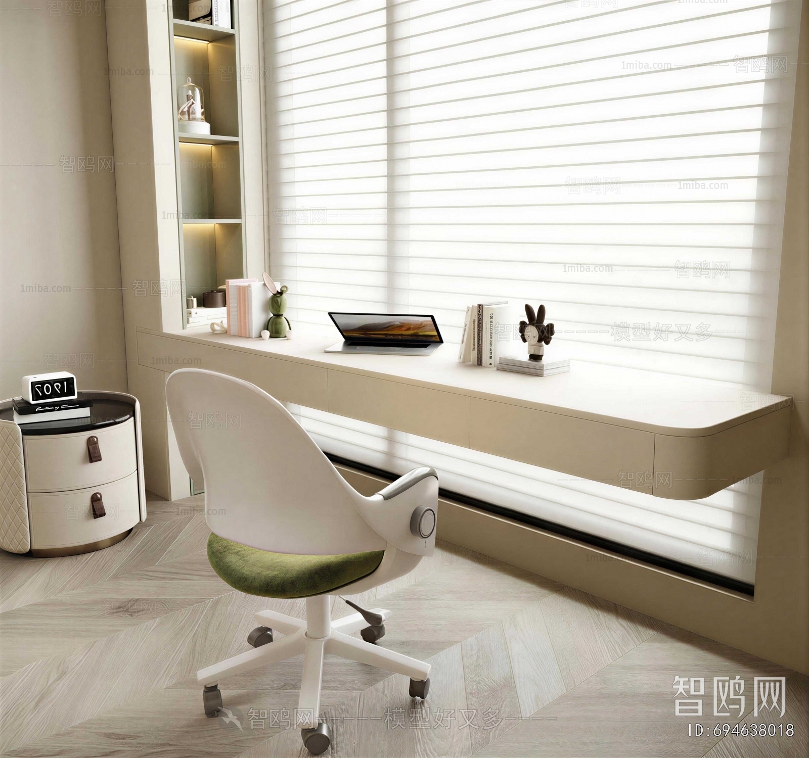 Modern Computer Desk And Chair