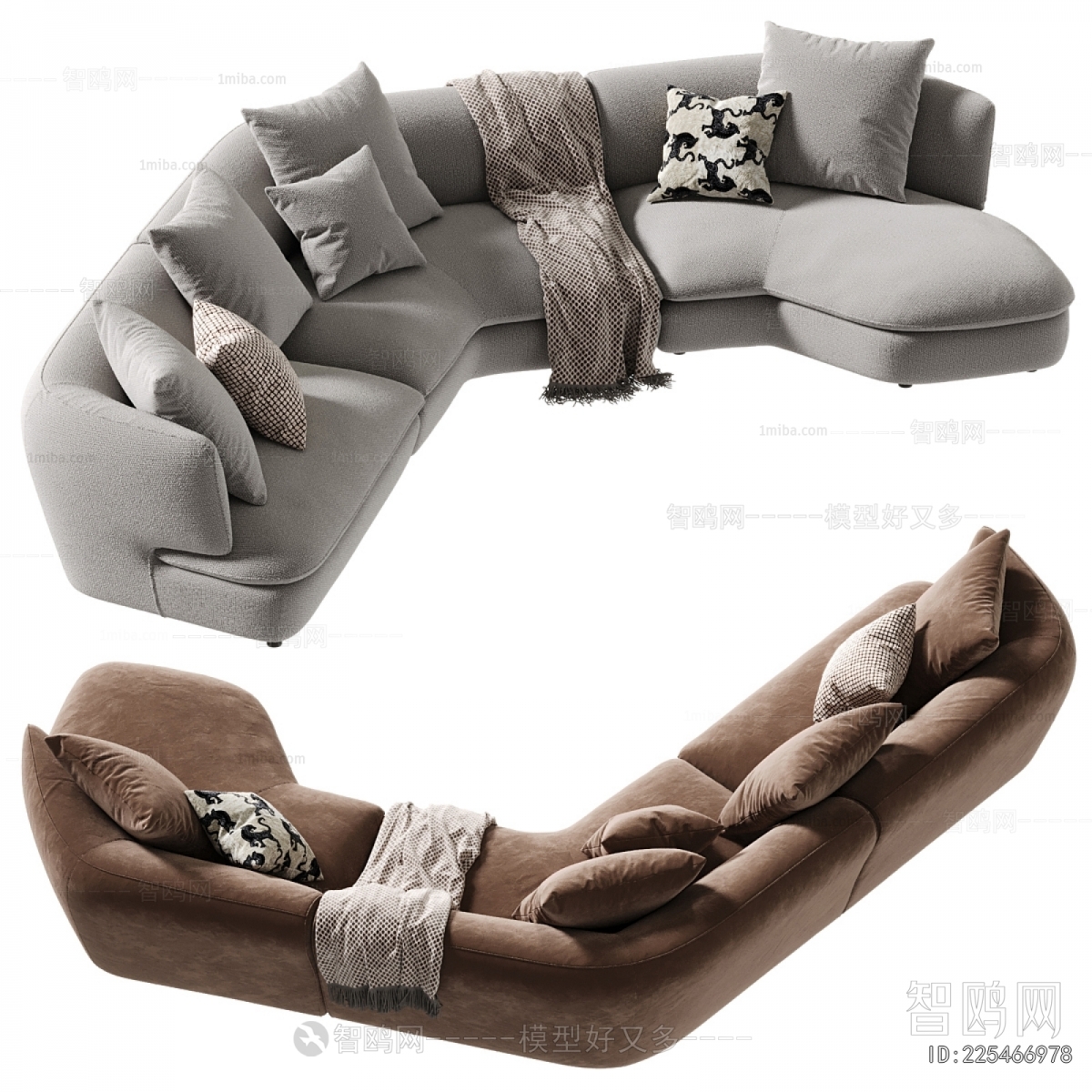 Modern Curved Sofa
