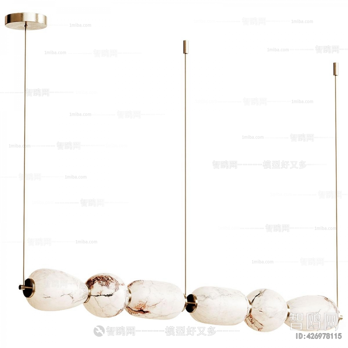 Modern Long Chandelier
