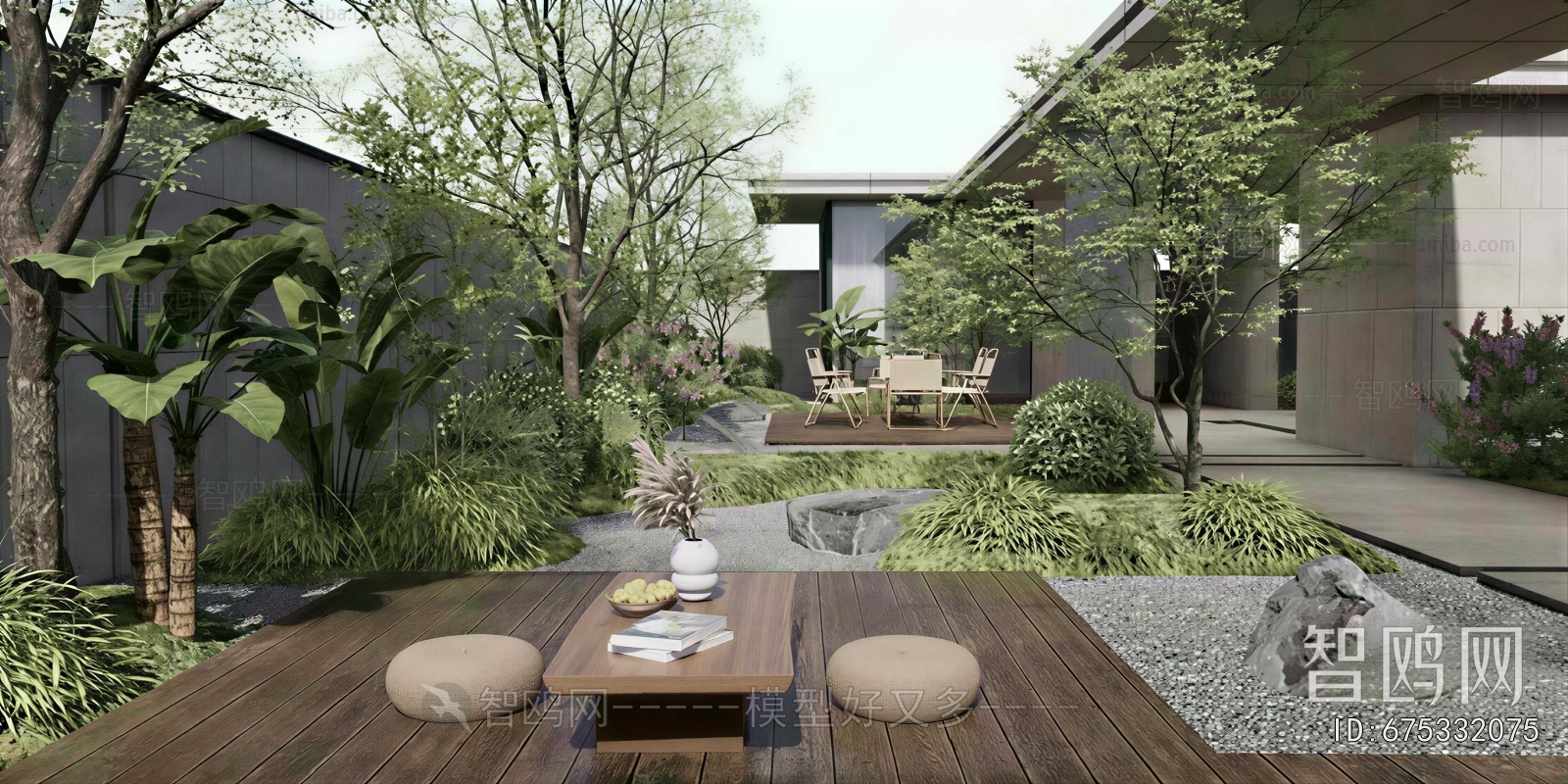 Japanese Style Courtyard/landscape