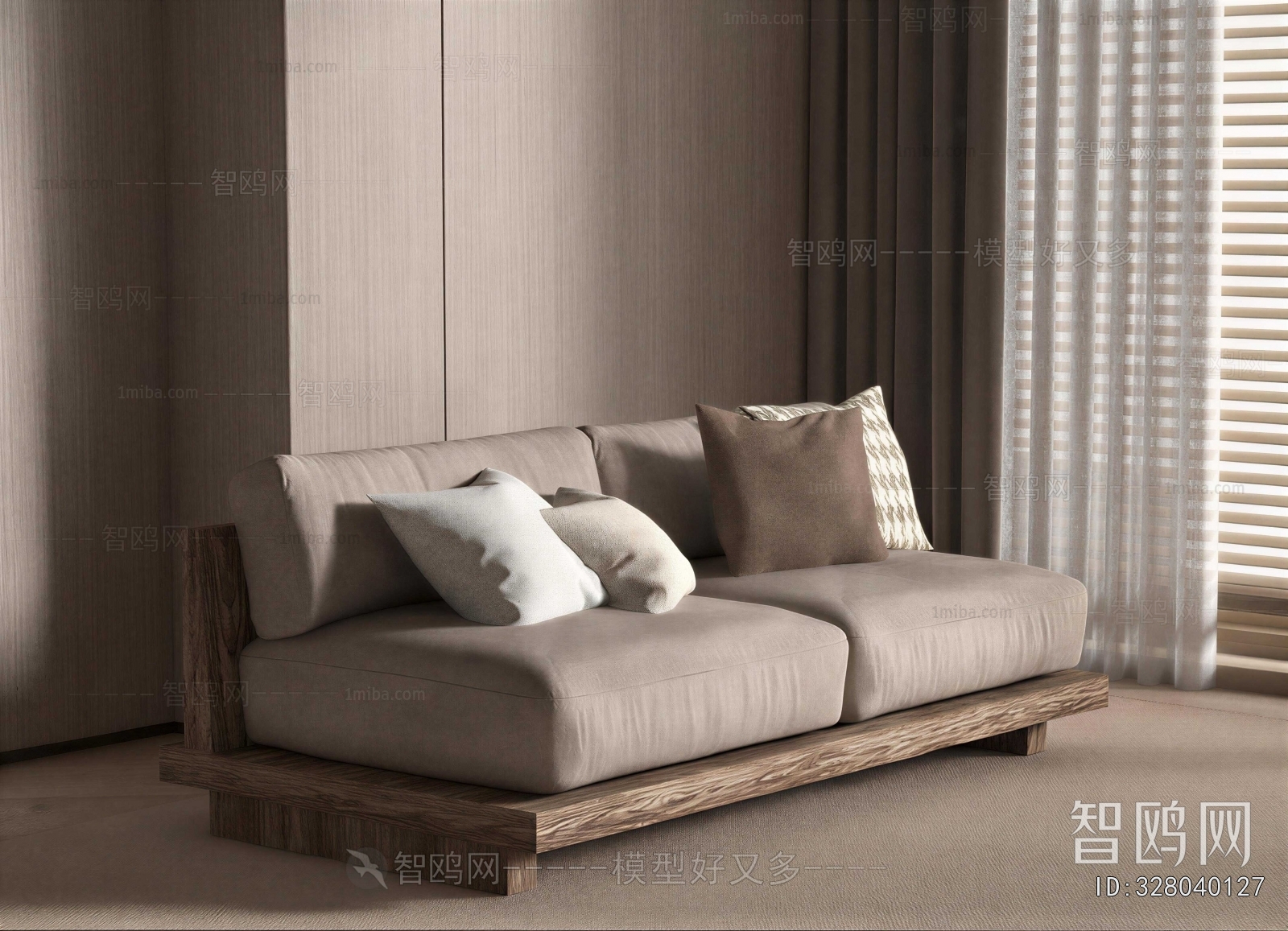 Wabi-sabi Style A Sofa For Two