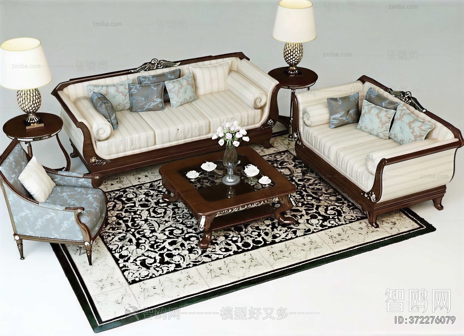 New Classical Style Sofa Combination