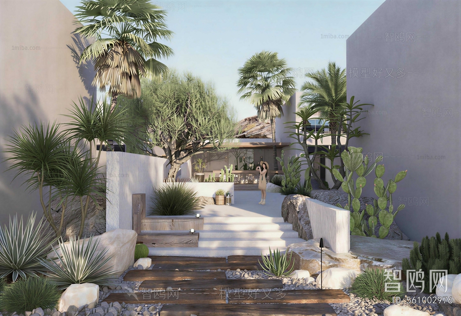 Modern Courtyard/landscape