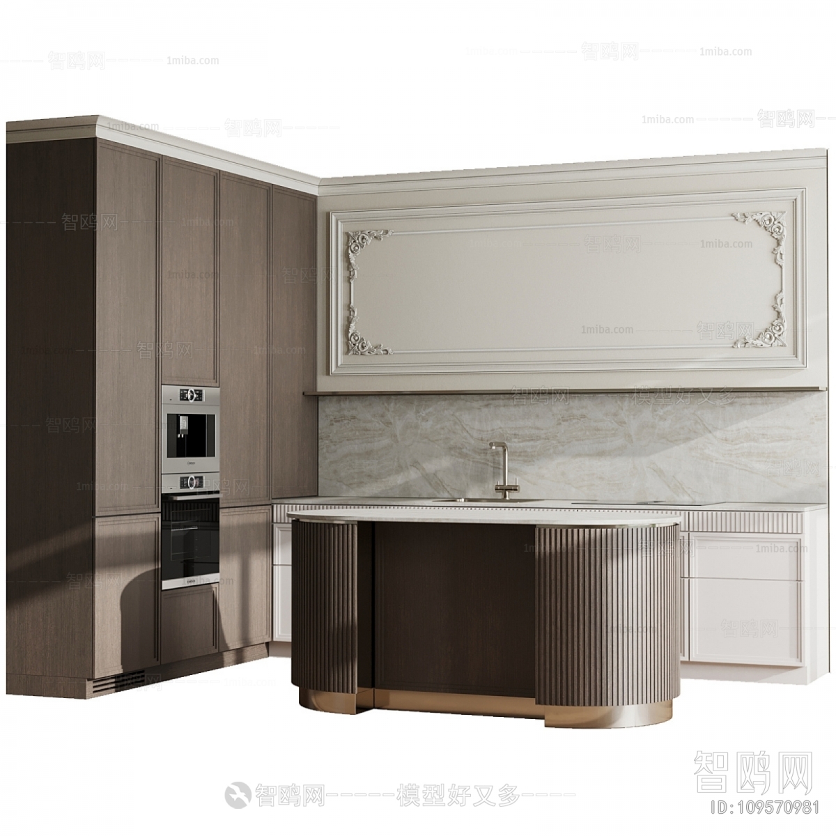 French Style Kitchen Cabinet