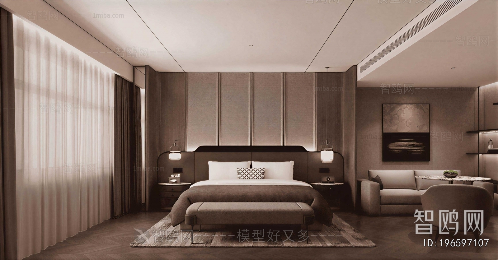 Modern Guest Room