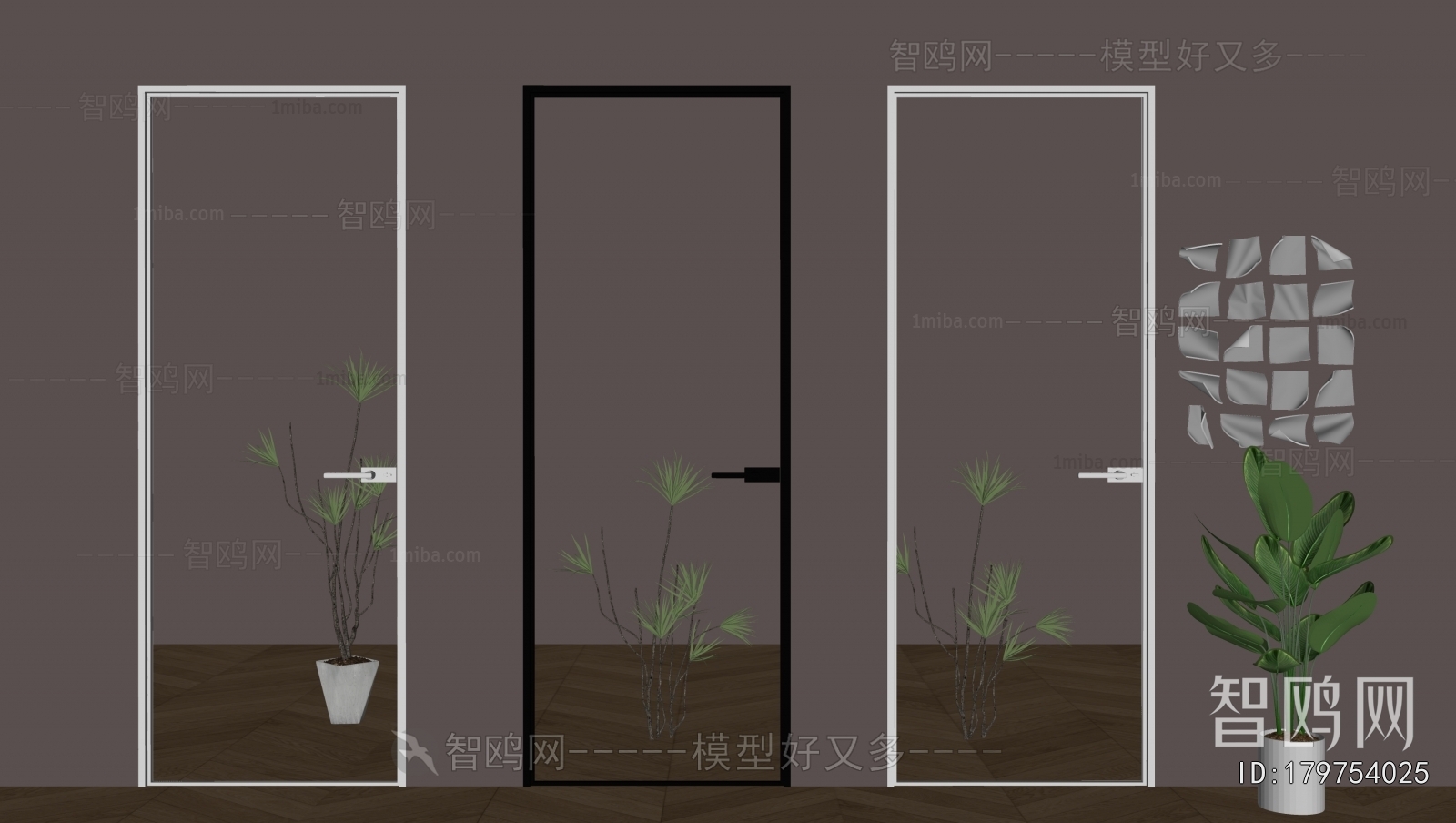 Modern Single Door