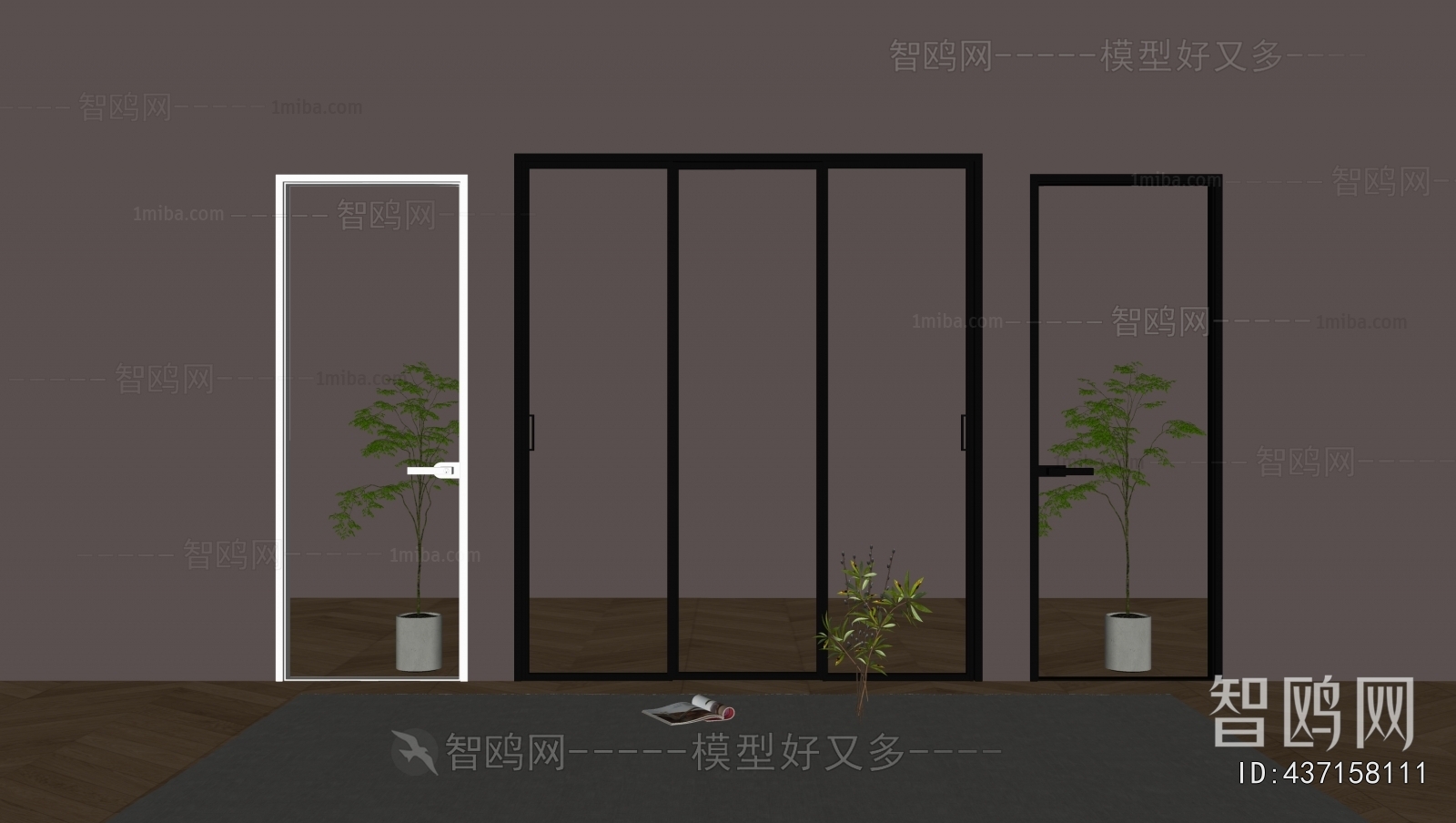 Modern Single Door