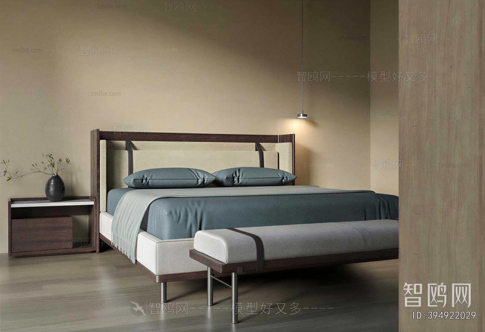 New Chinese Style Bedroom