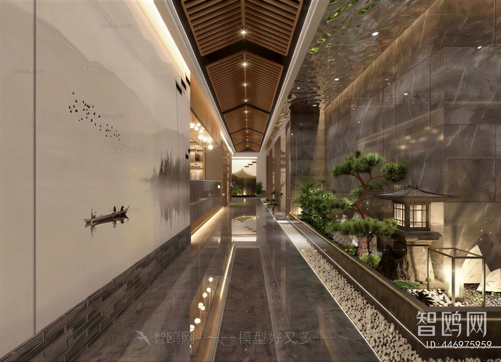 New Chinese Style Corridor