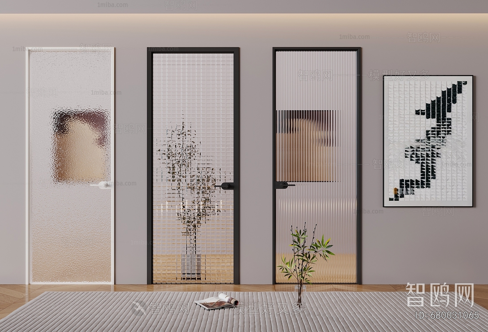 Modern Single Door