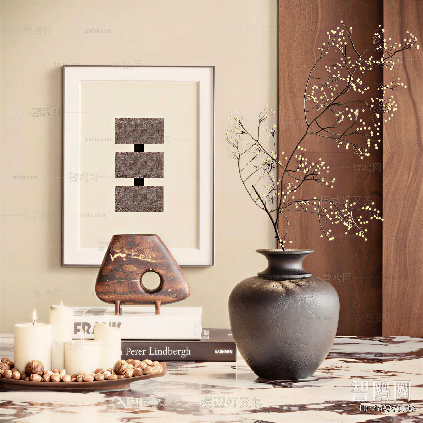 Wabi-sabi Style Clay Pot