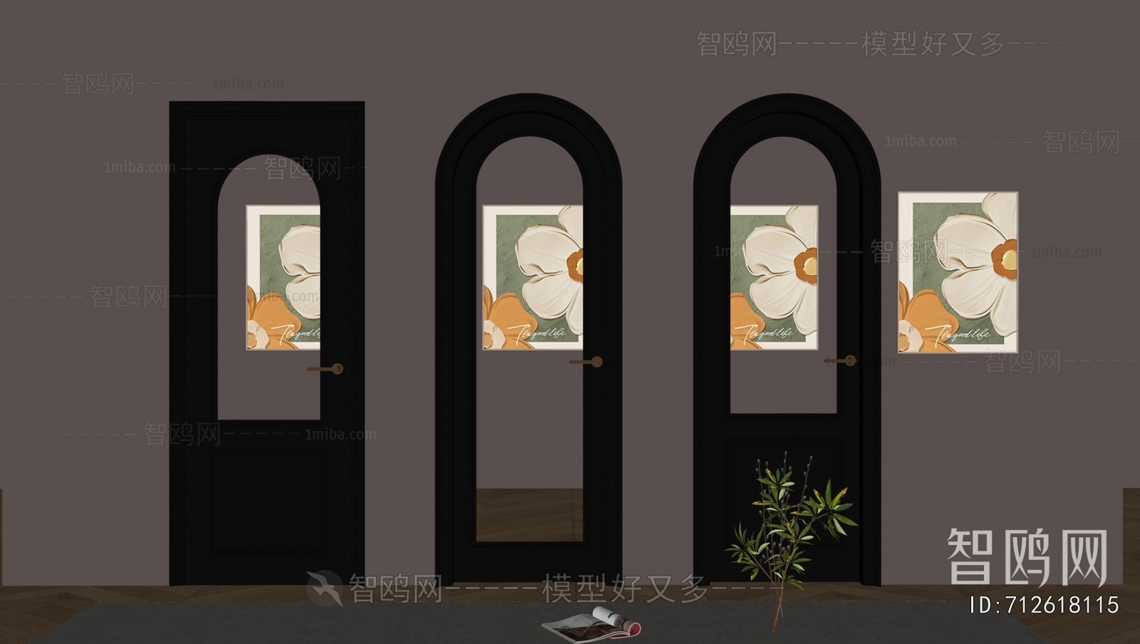 French Style Single Door
