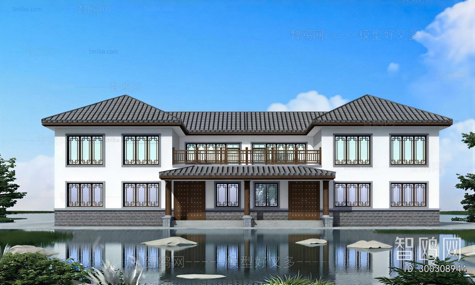 Chinese Style Double Townhouse