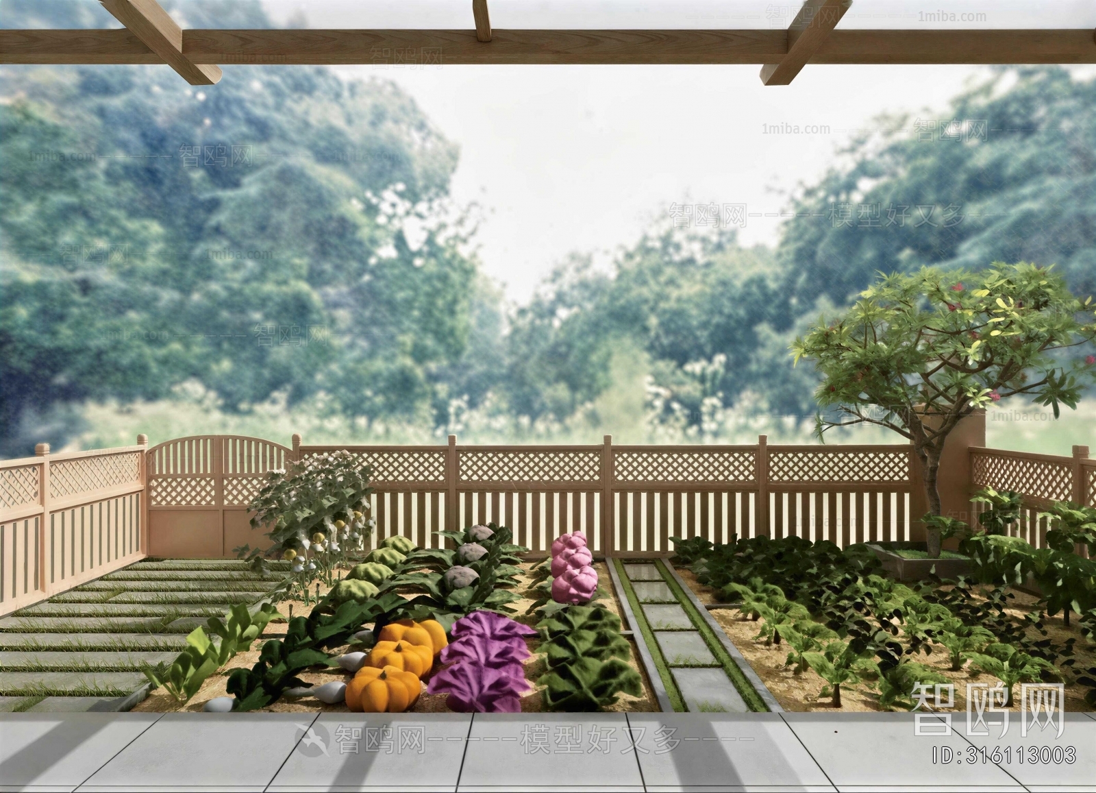 Modern Courtyard/landscape