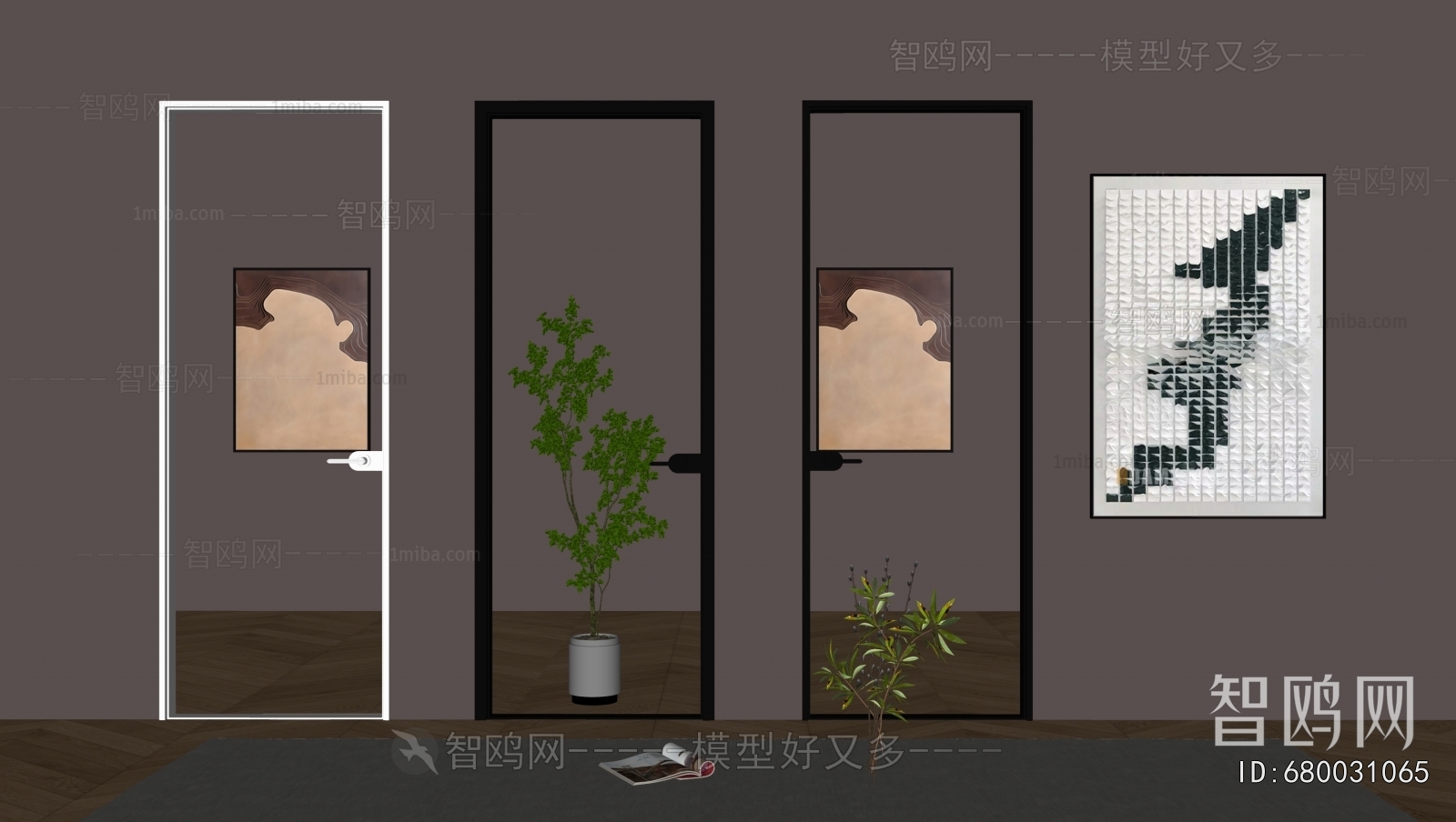 Modern Single Door