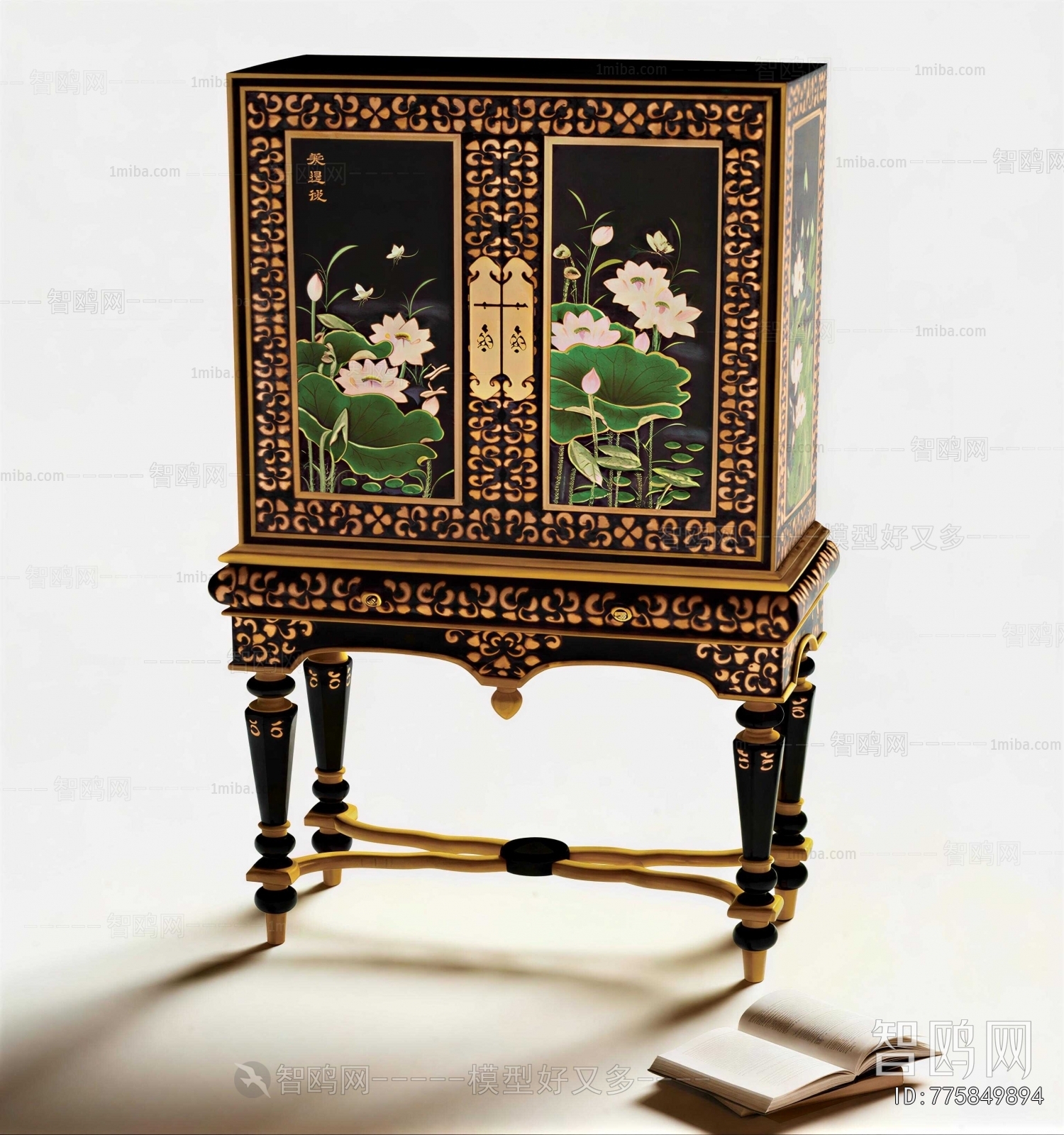 New Chinese Style Decorative Cabinet