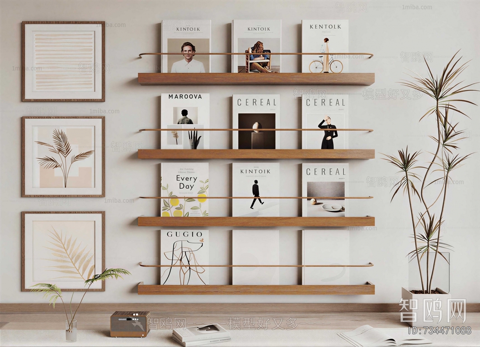 Modern Bookshelf