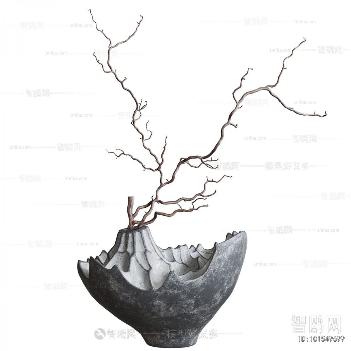 Wabi-sabi Style Dried Branch