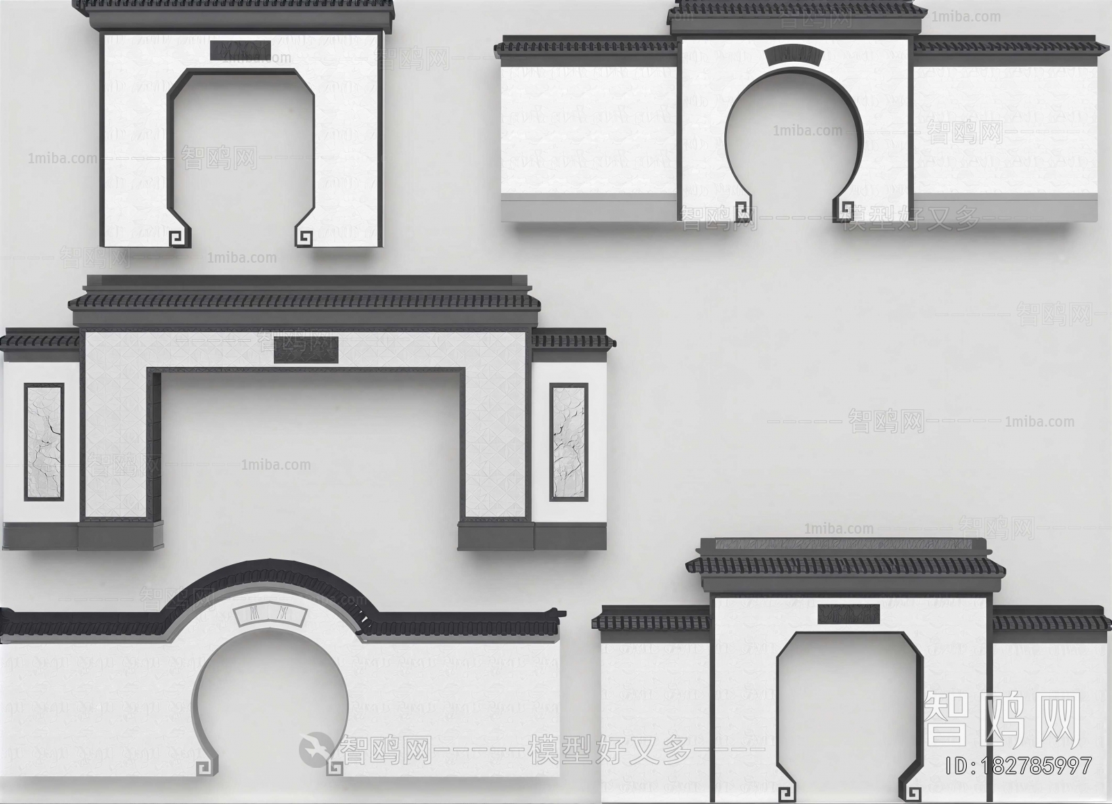New Chinese Style Landscape Wall