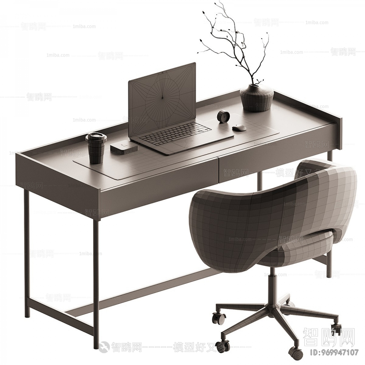 Modern Computer Desk And Chair