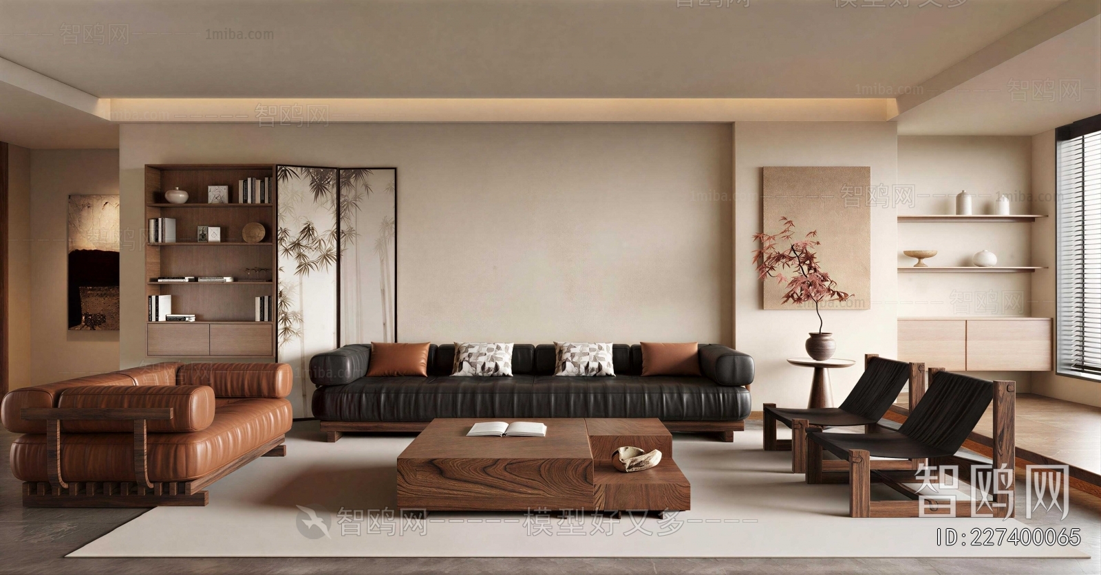 Wabi-sabi Style Bedroom