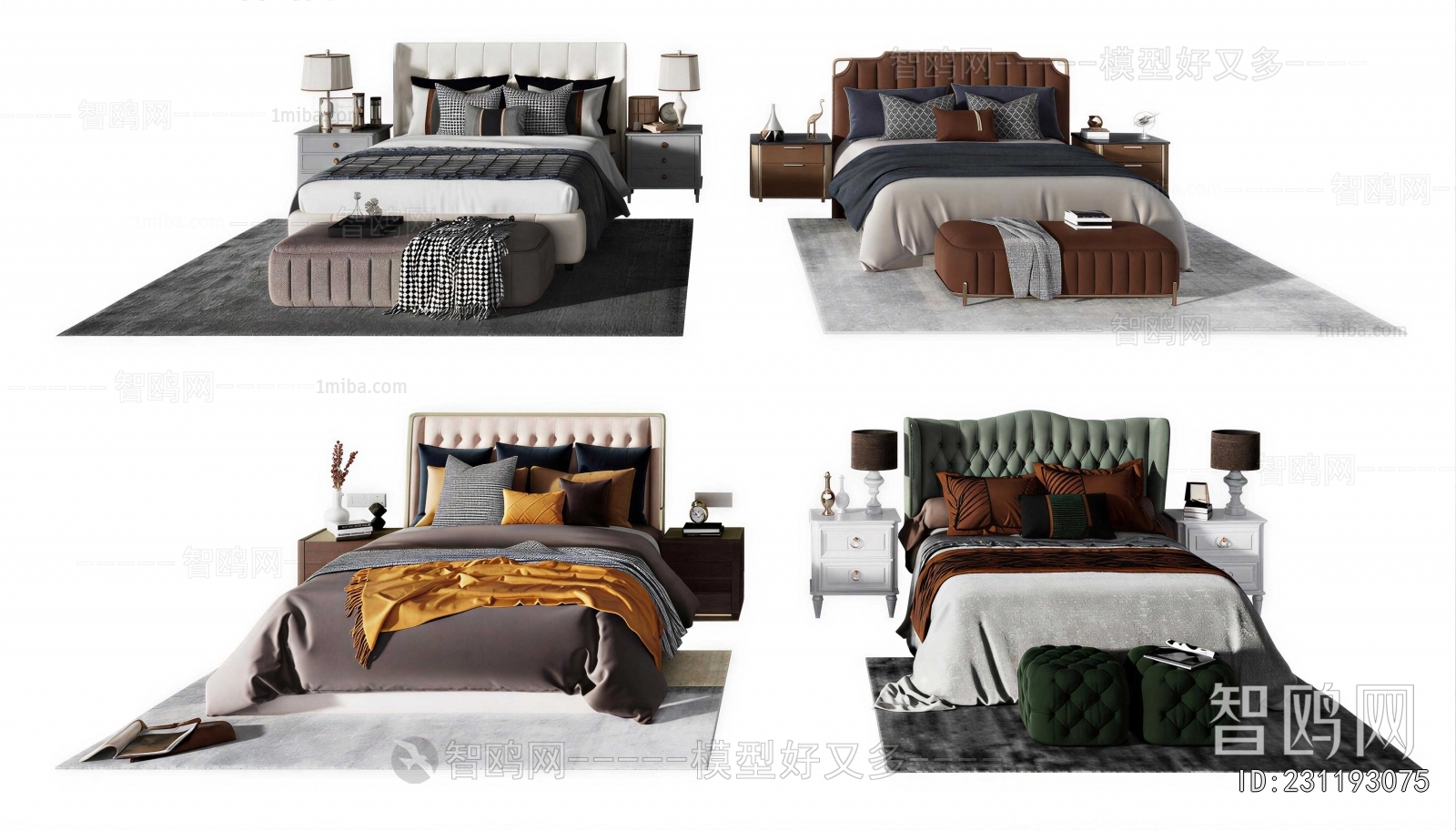 Modern Double Bed