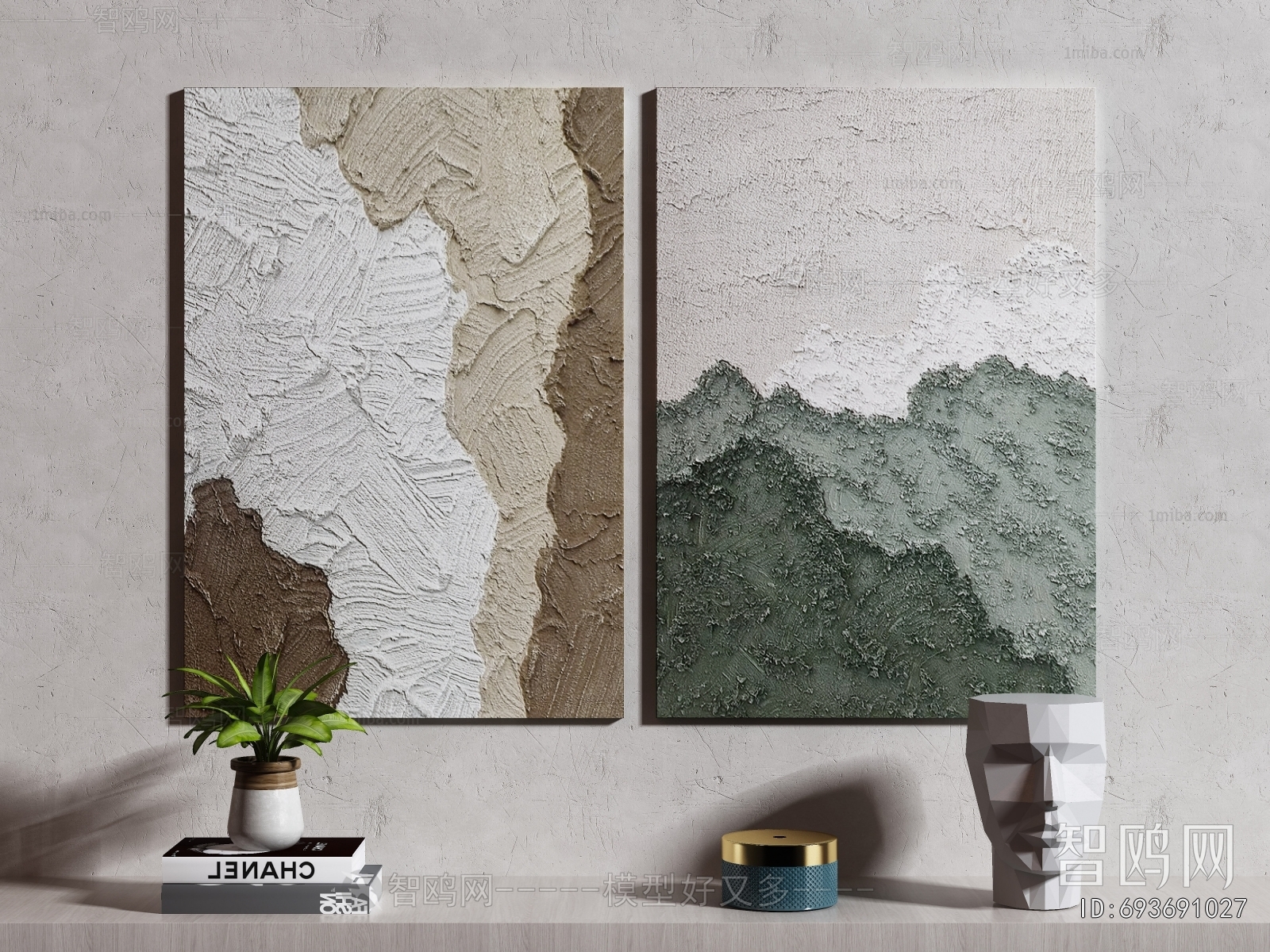 Wabi-sabi Style Painting