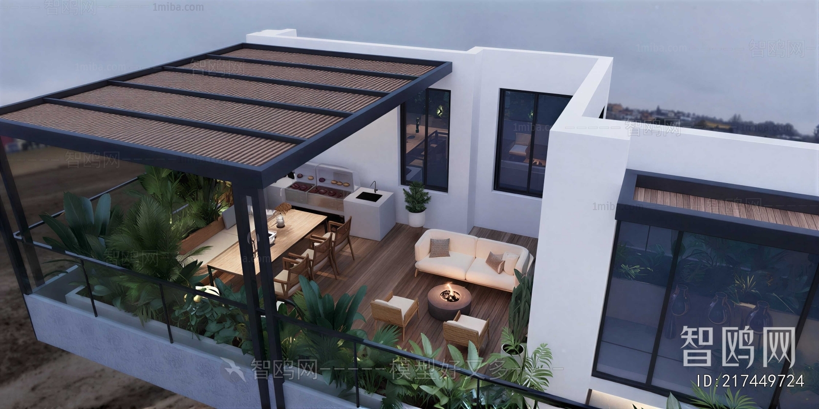 Modern Courtyard/landscape