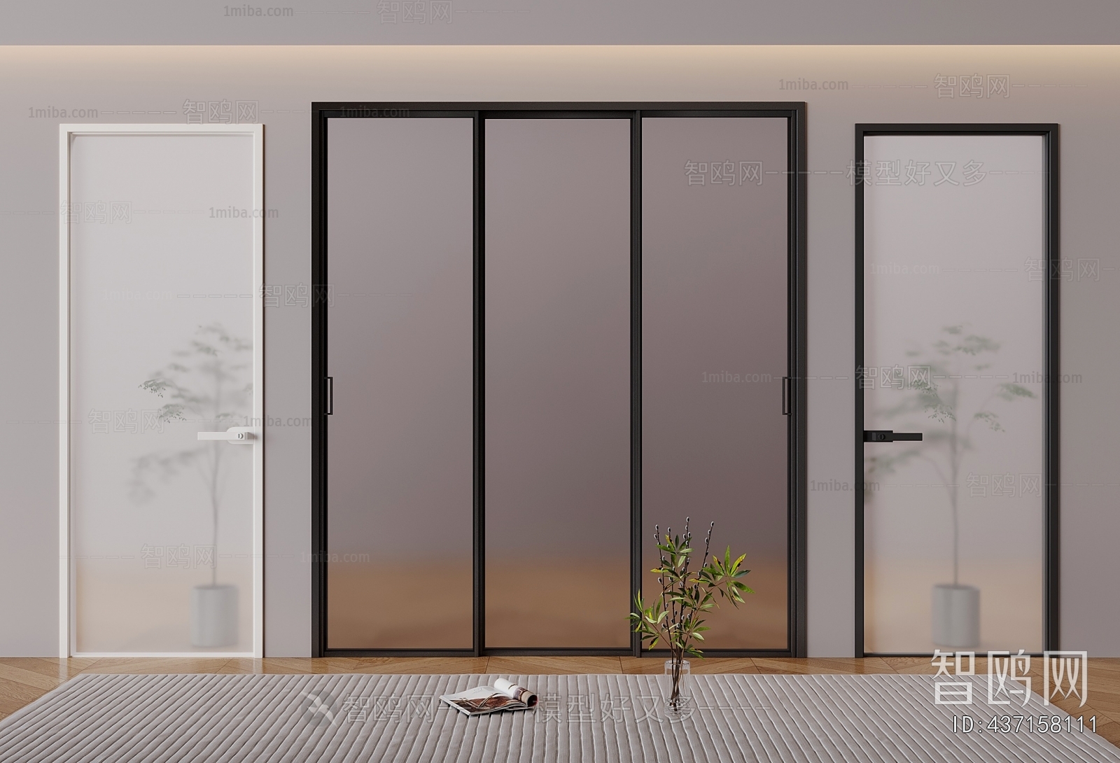 Modern Single Door