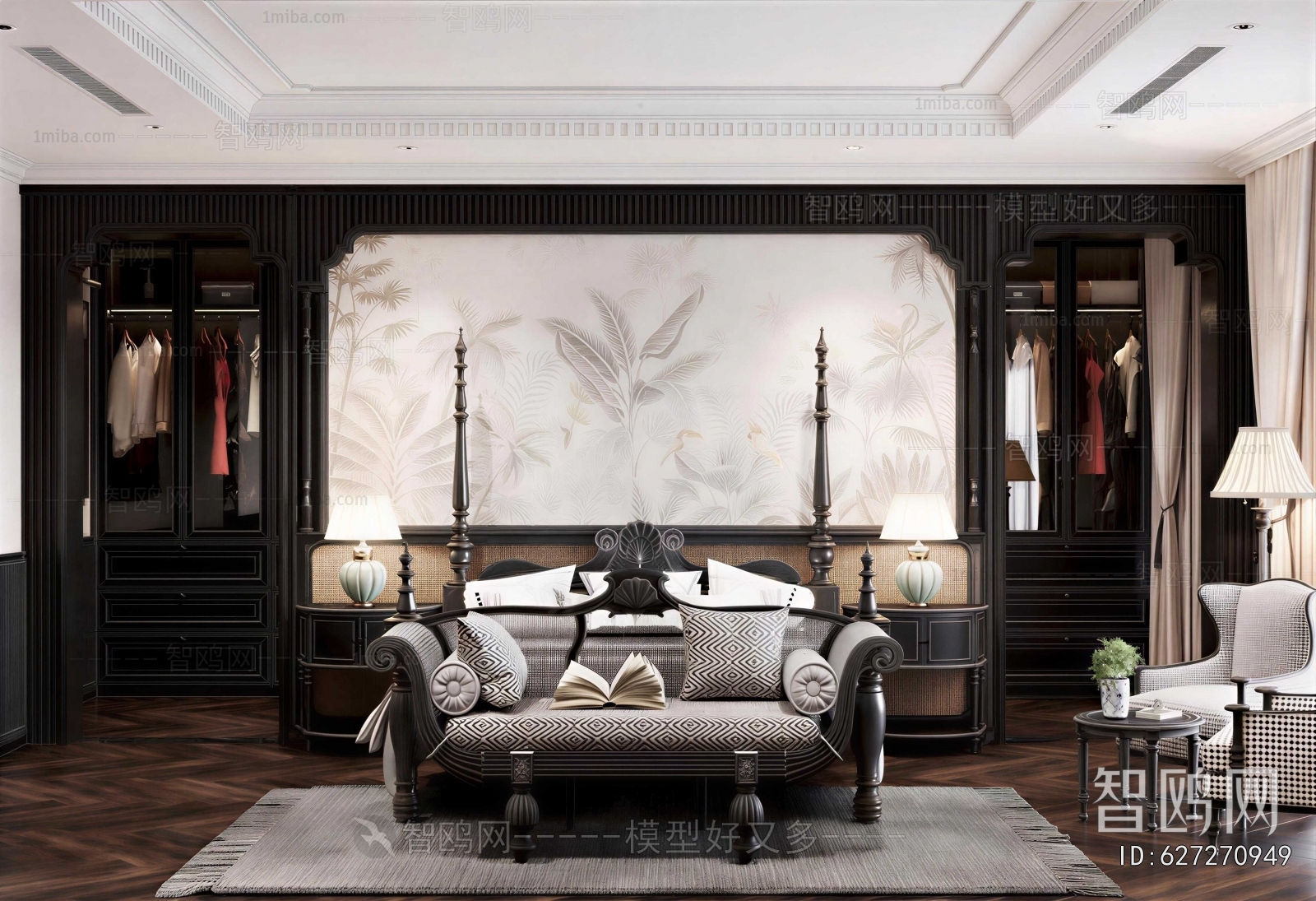 Southeast Asian Style Bedroom