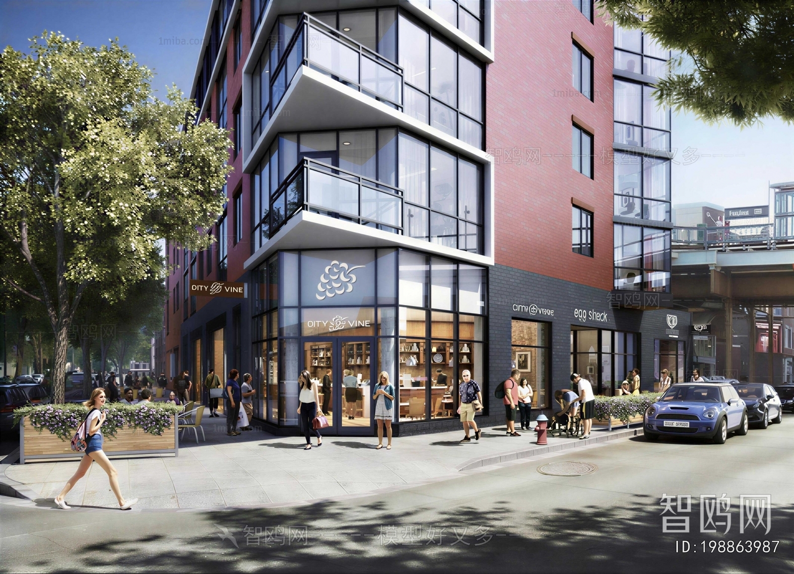 Modern Commercial Street