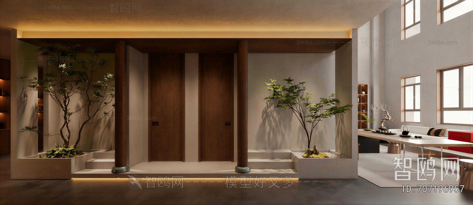 Wabi-sabi Style Hallway