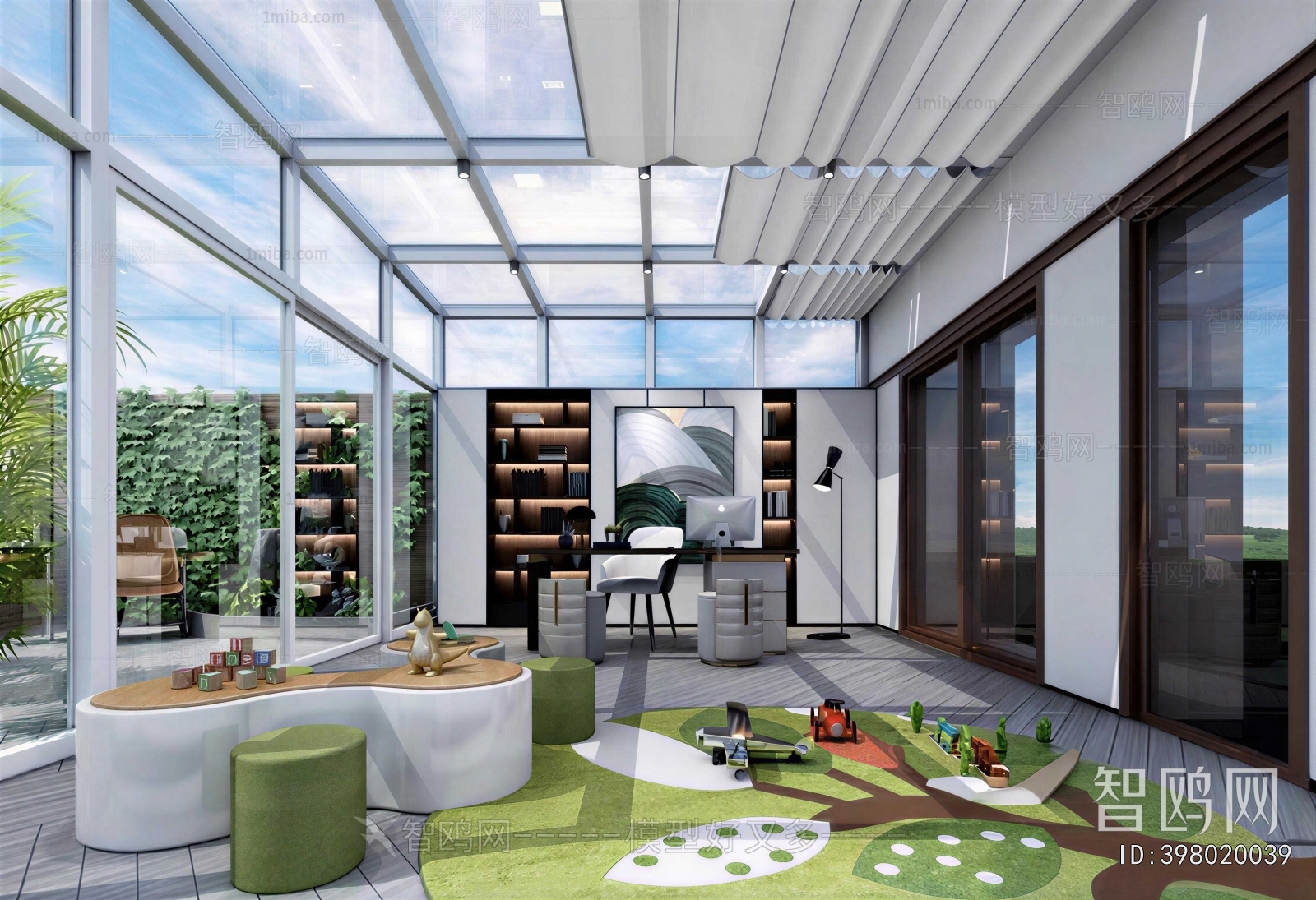 Modern Glass Sun Room
