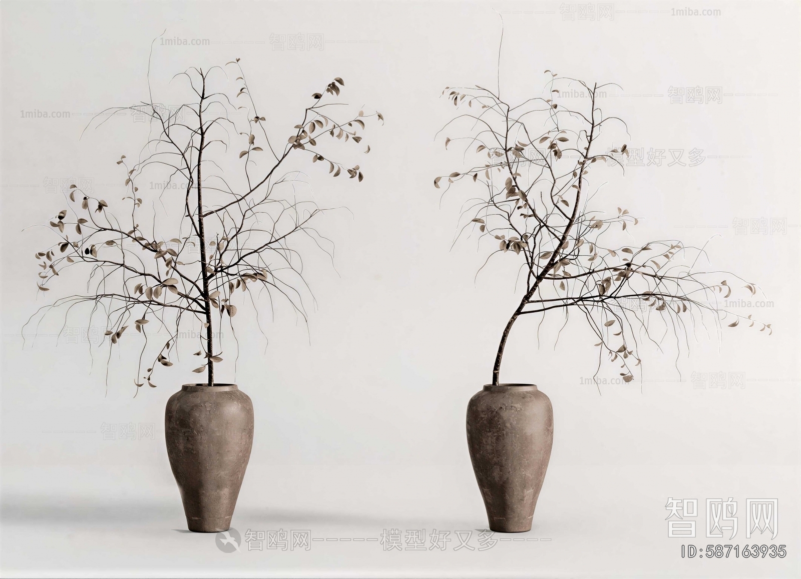 Wabi-sabi Style Dried Branch