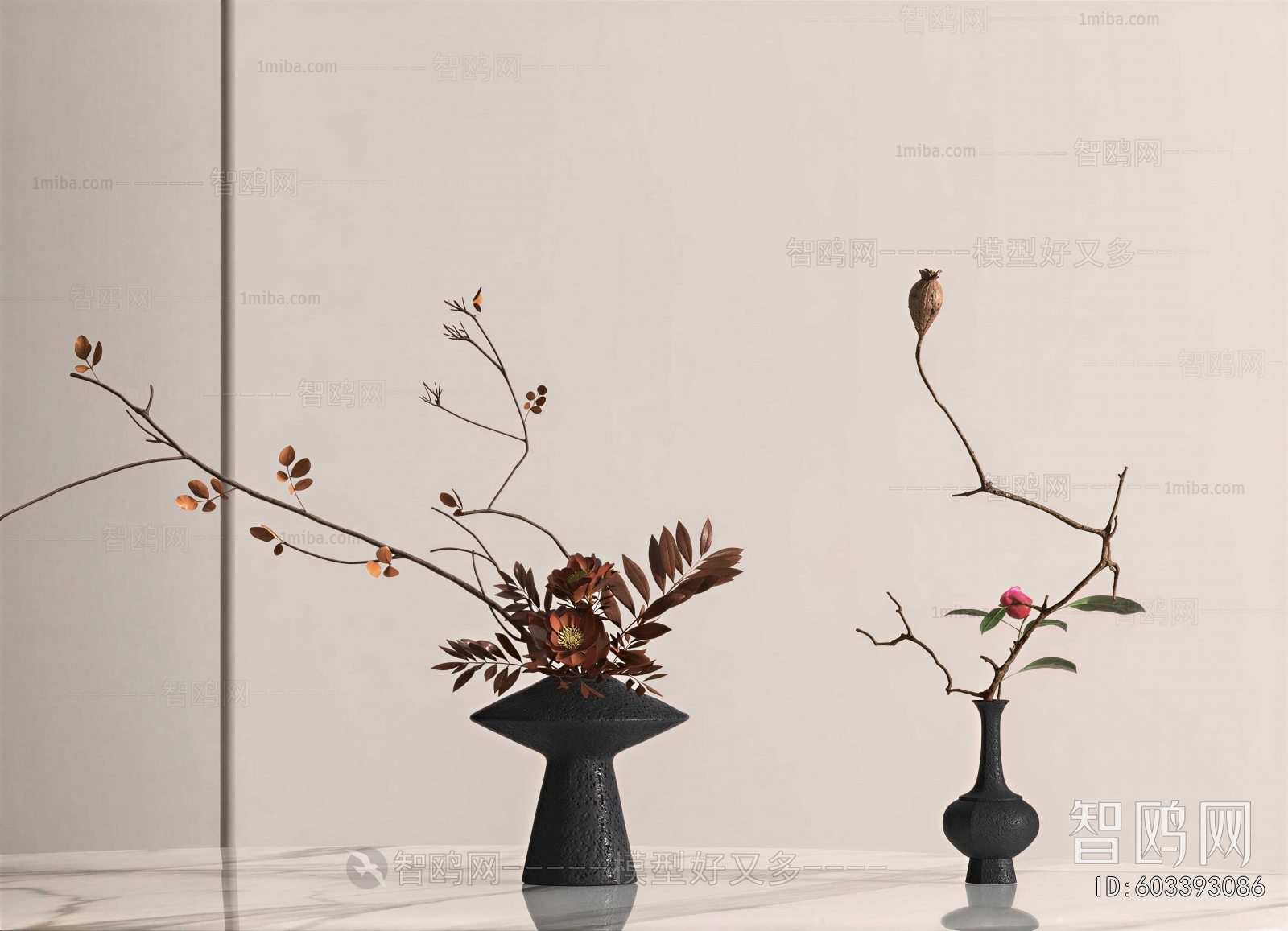 New Chinese Style Flower Arrangement
