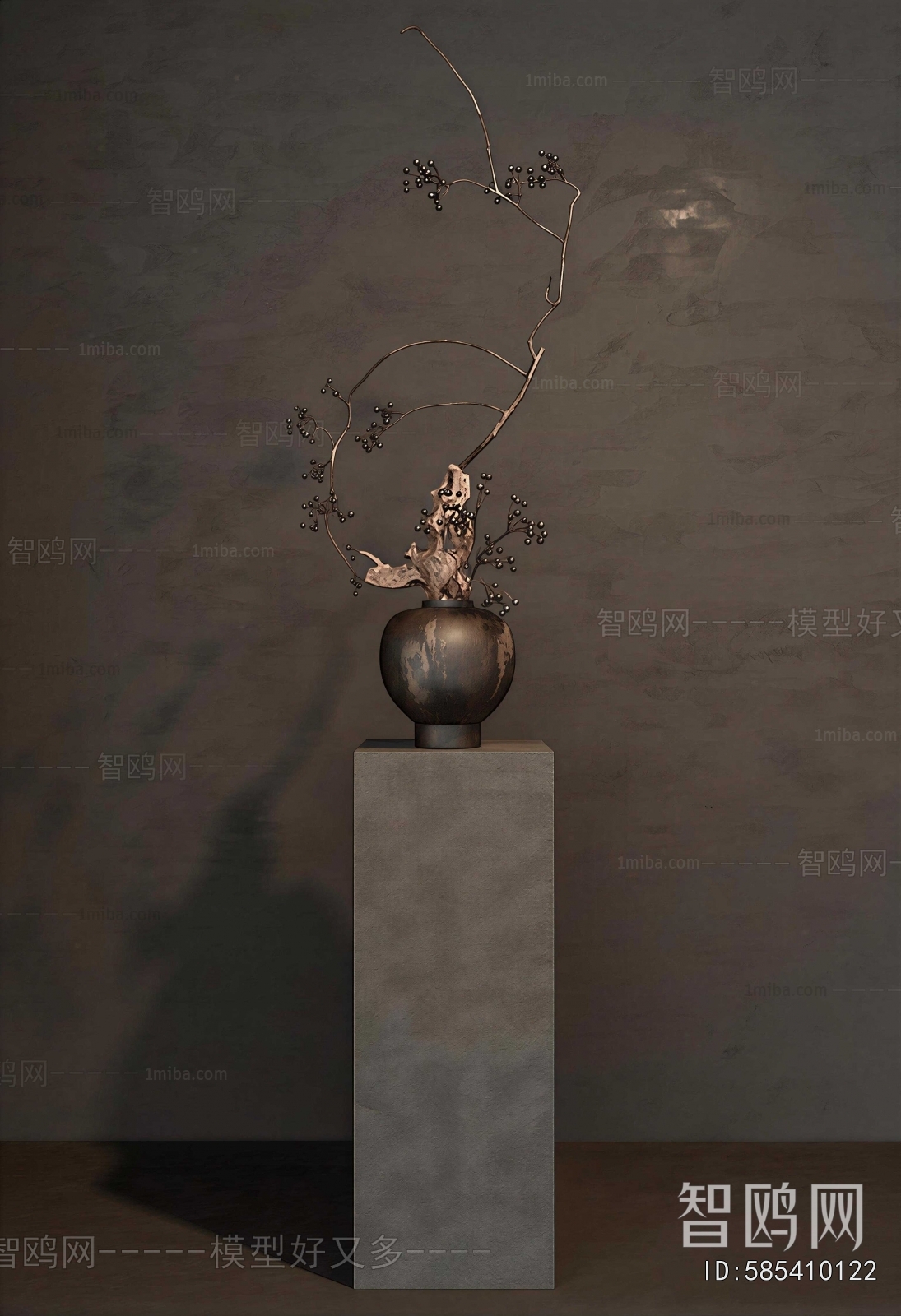 Wabi-sabi Style Dried Branch