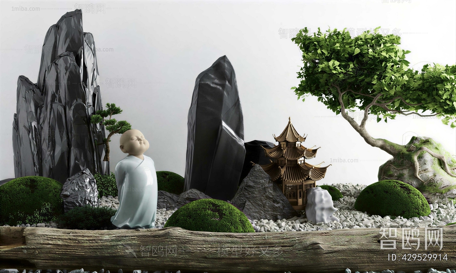 New Chinese Style Plant Landscaping