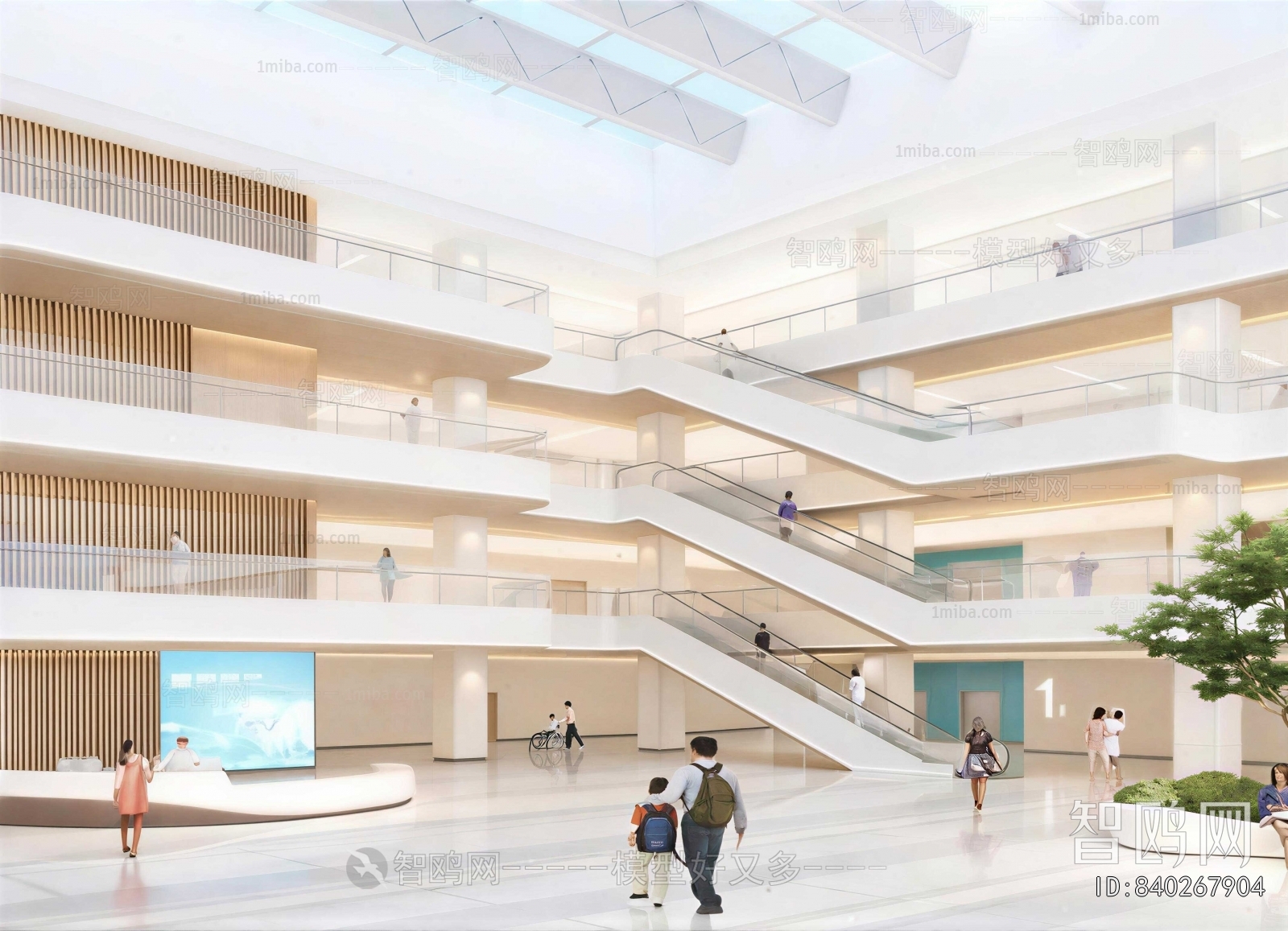 Modern Hospital Hall