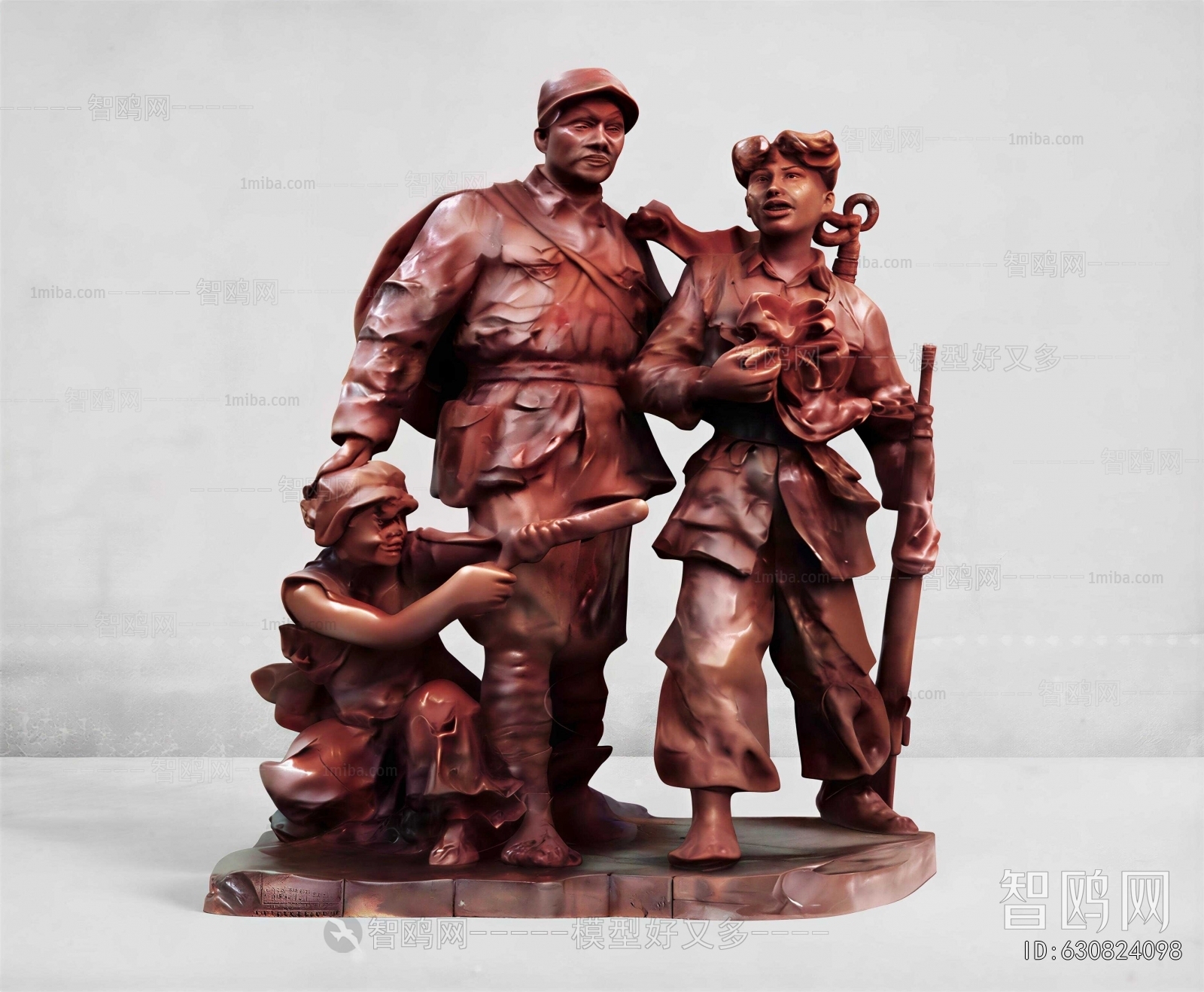 New Chinese Style Sculpture Sketch