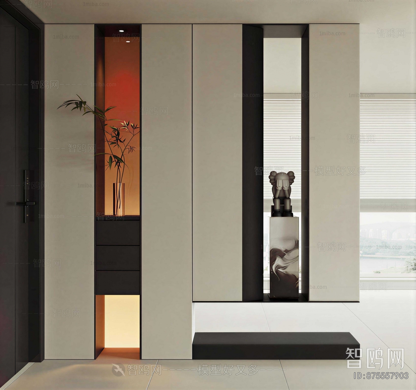 Modern Shoe Cabinet