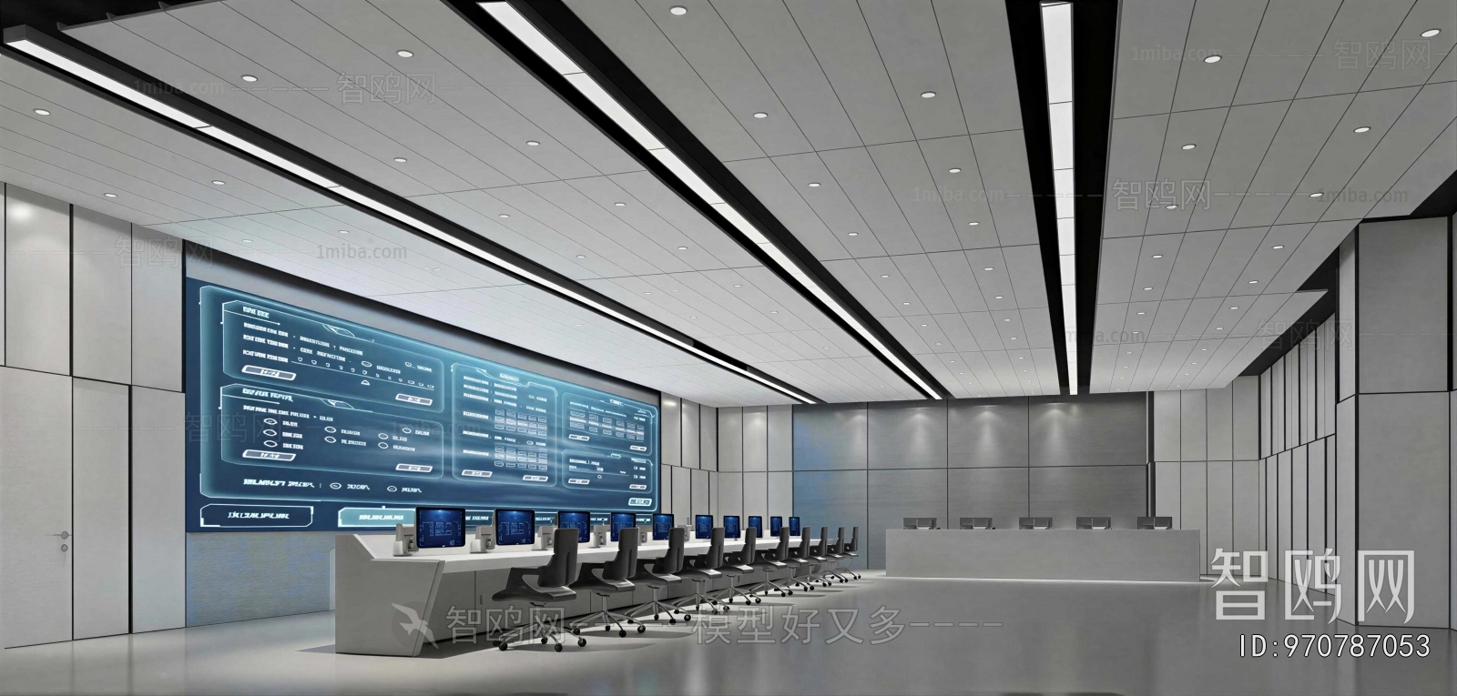 Modern Monitor Room
