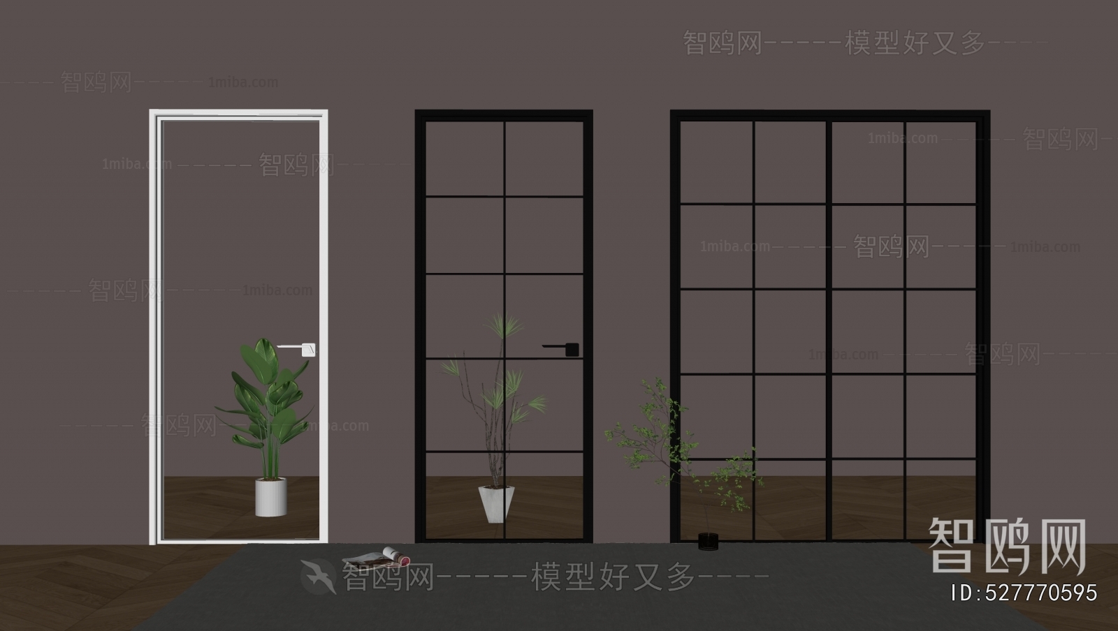 Modern Single Door