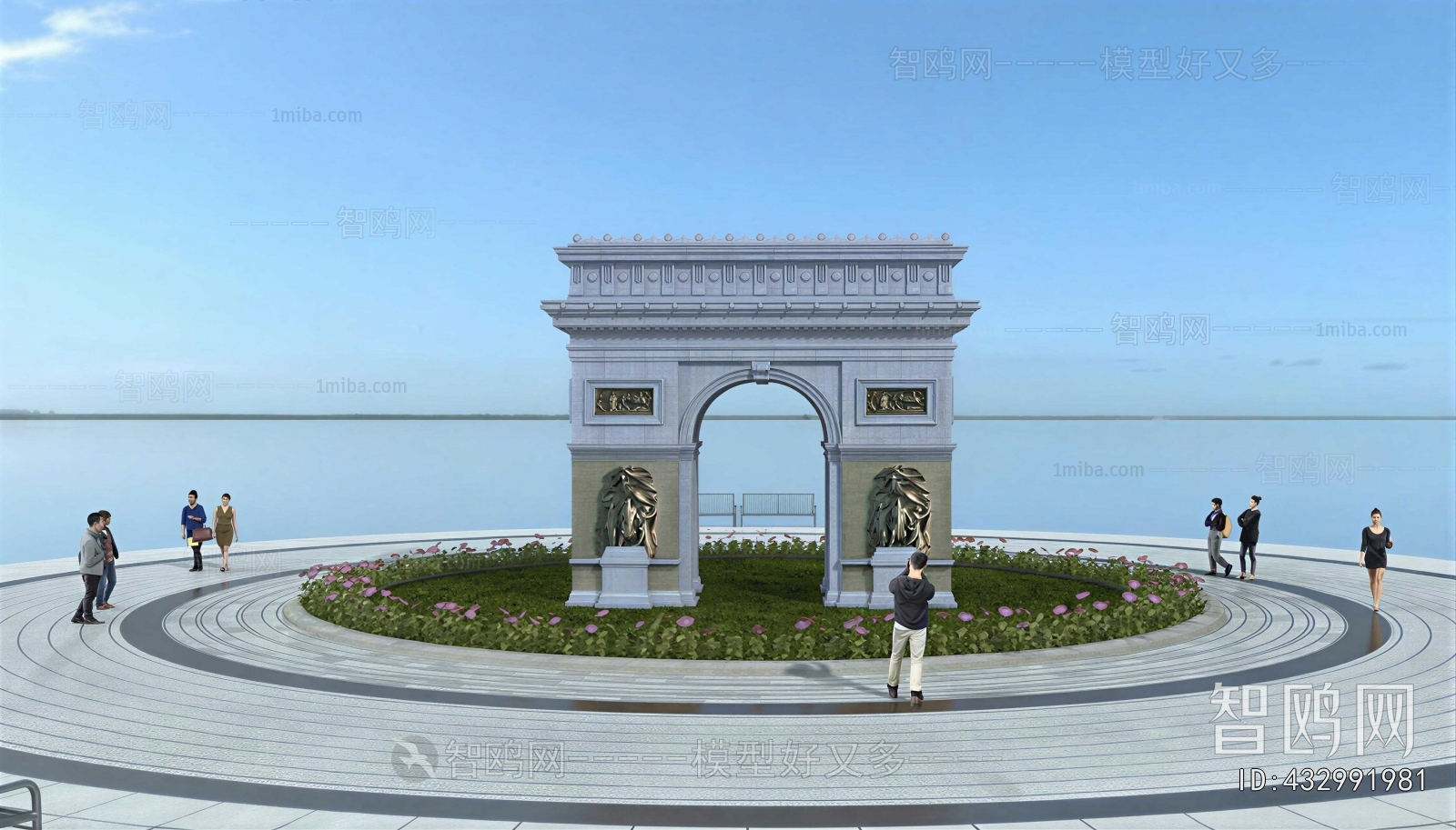 European Style Sculpture Sketch