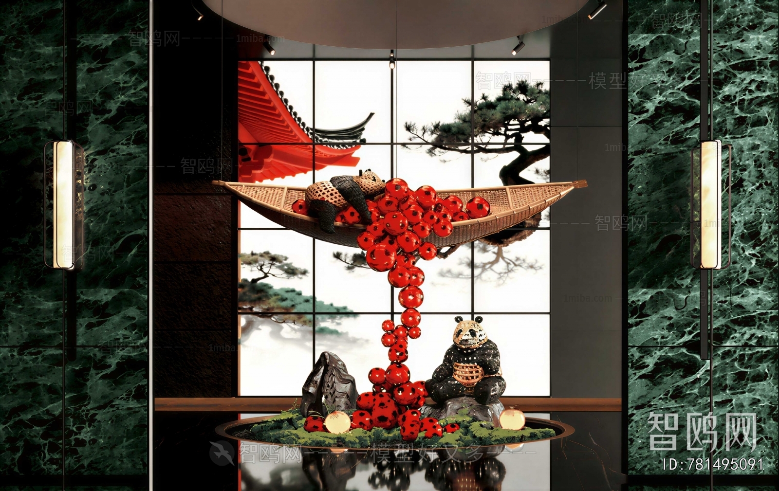 New Chinese Style Plant Landscaping